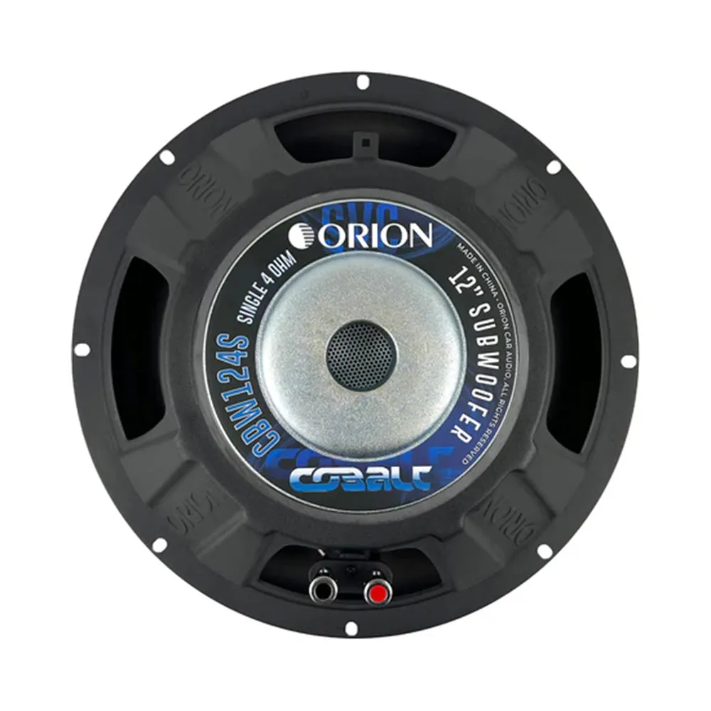 12" Orion Subwoofer Single 4-Ohm 400W RMS 1600W Max Power UV-Coated CBW124S