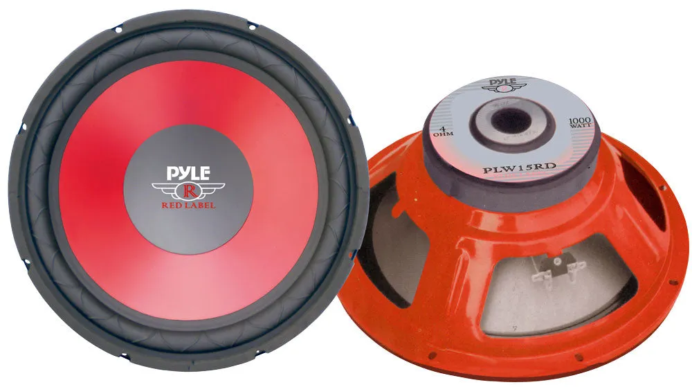 15" Red Cone High Performance Woofer