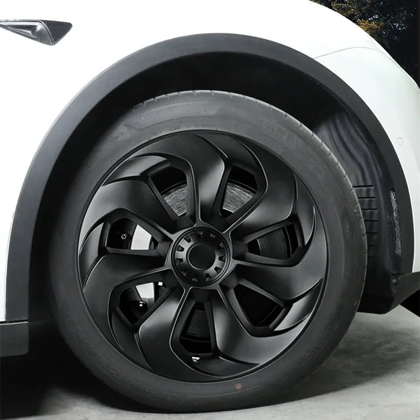 19' Big Blade Wheel Covers For Tesla Model Y（4PCS）