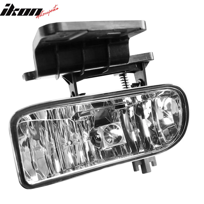 2000-2006 Chevy Suburban Tahoe Front Bumper Fog Lights Lamp Clear Lens