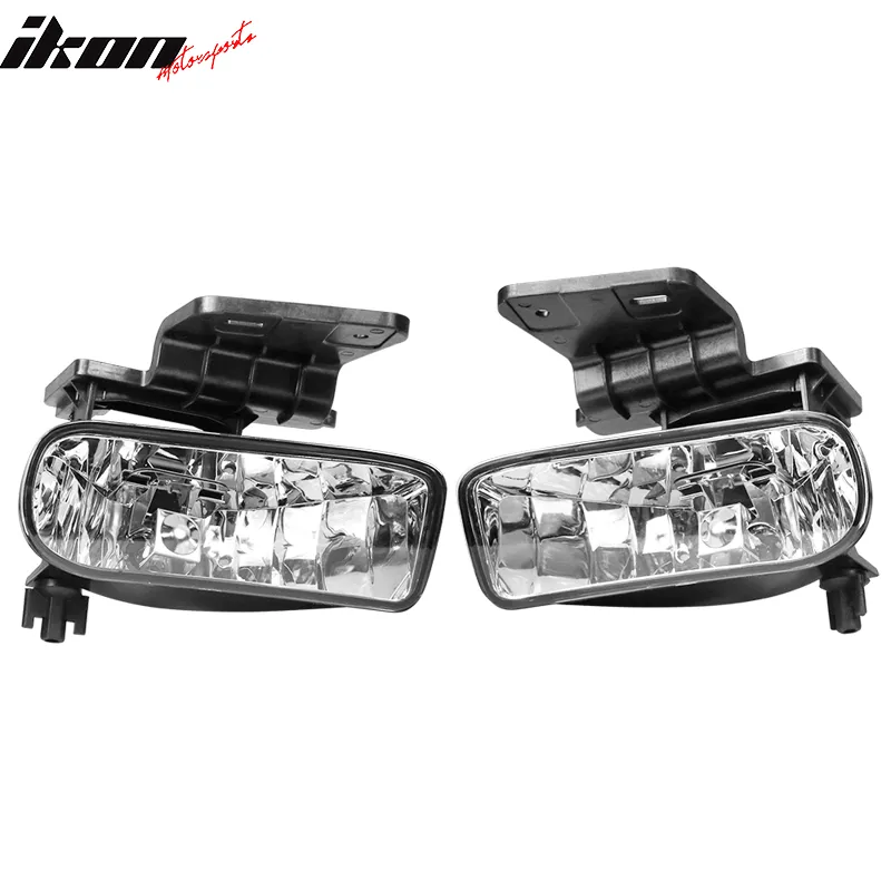 2000-2006 Chevy Suburban Tahoe Front Bumper Fog Lights Lamp Clear Lens