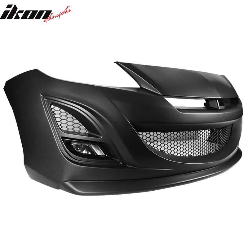 2010-2013 Mazda 3 Auto EXE Style Front Bumper w/ Fog Lights PP