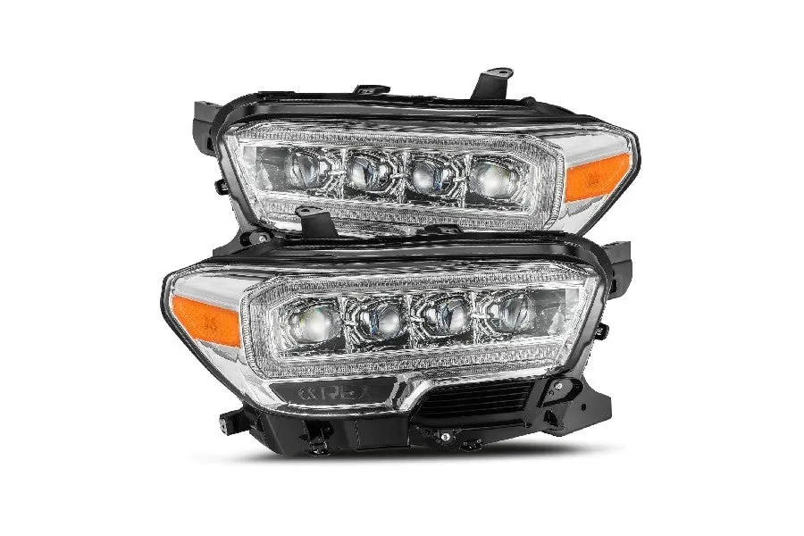 2016-23 Toyota Tacoma AlphaRex Nova Series LED Projector Headlights - Chrome