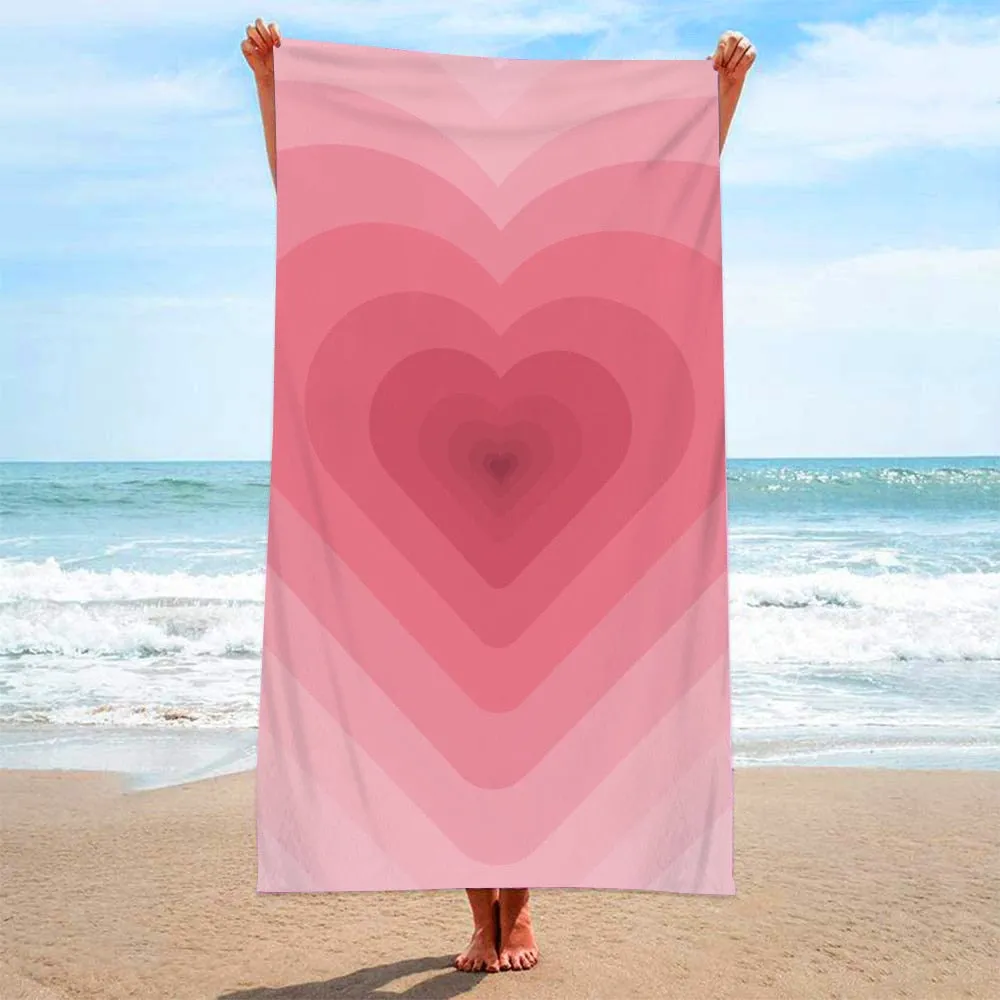 2023 Summer Boho Beach Towel Florid Women Microfiber Quick Dry Bath Towels Beach Cover Sand Free Portable Girl Pink Travel Towel