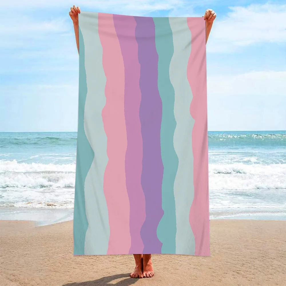 2023 Summer Boho Beach Towel Florid Women Microfiber Quick Dry Bath Towels Beach Cover Sand Free Portable Girl Pink Travel Towel