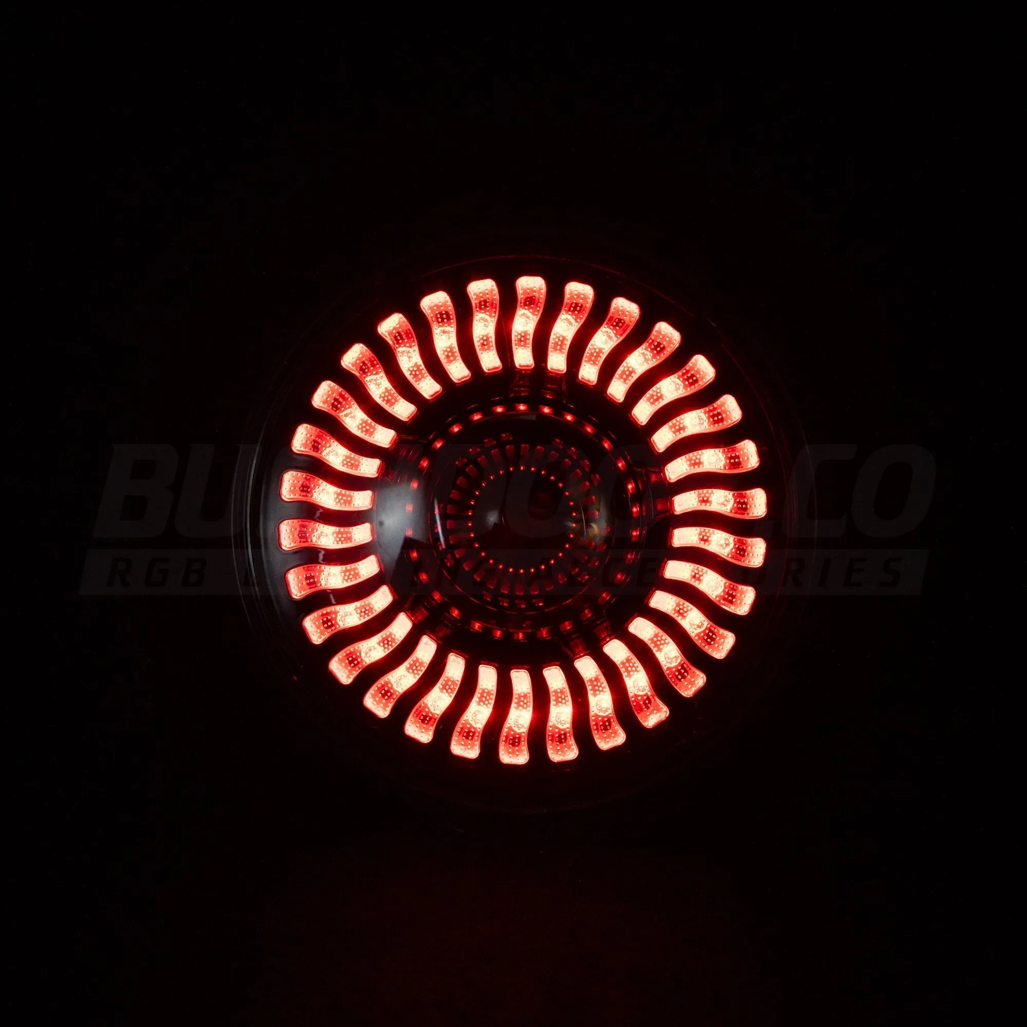 7" 'Firewheel' LED Colour Chasing Headlights