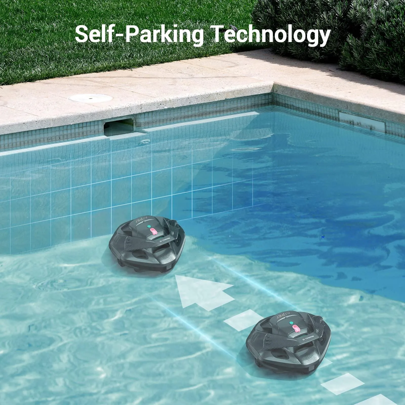 AIPER Seagull SE Cordless Robotic Pool Cleaner, Pool Vacuum Lasts 90 Mins.