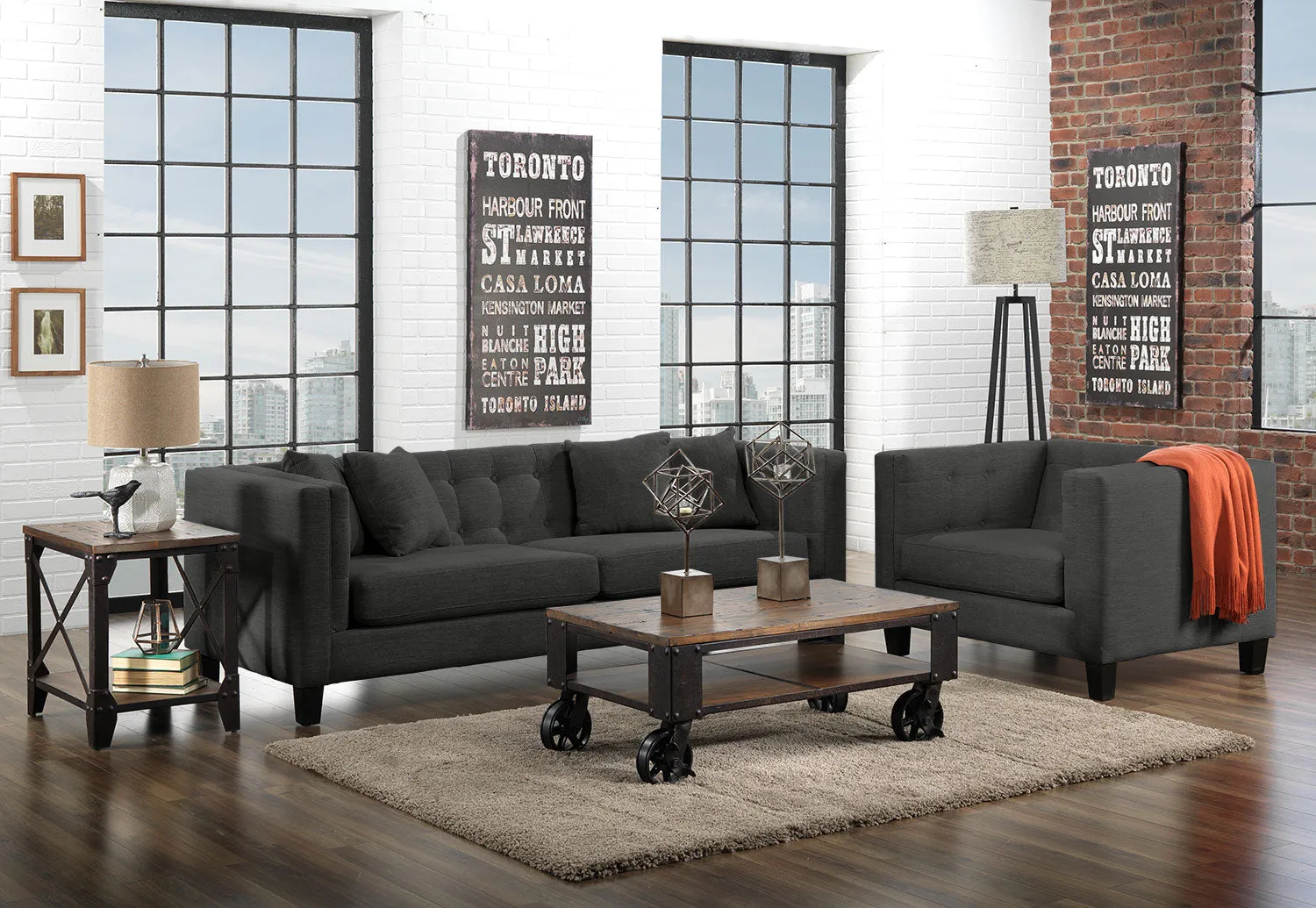 Arbor Sofa - Dark Grey