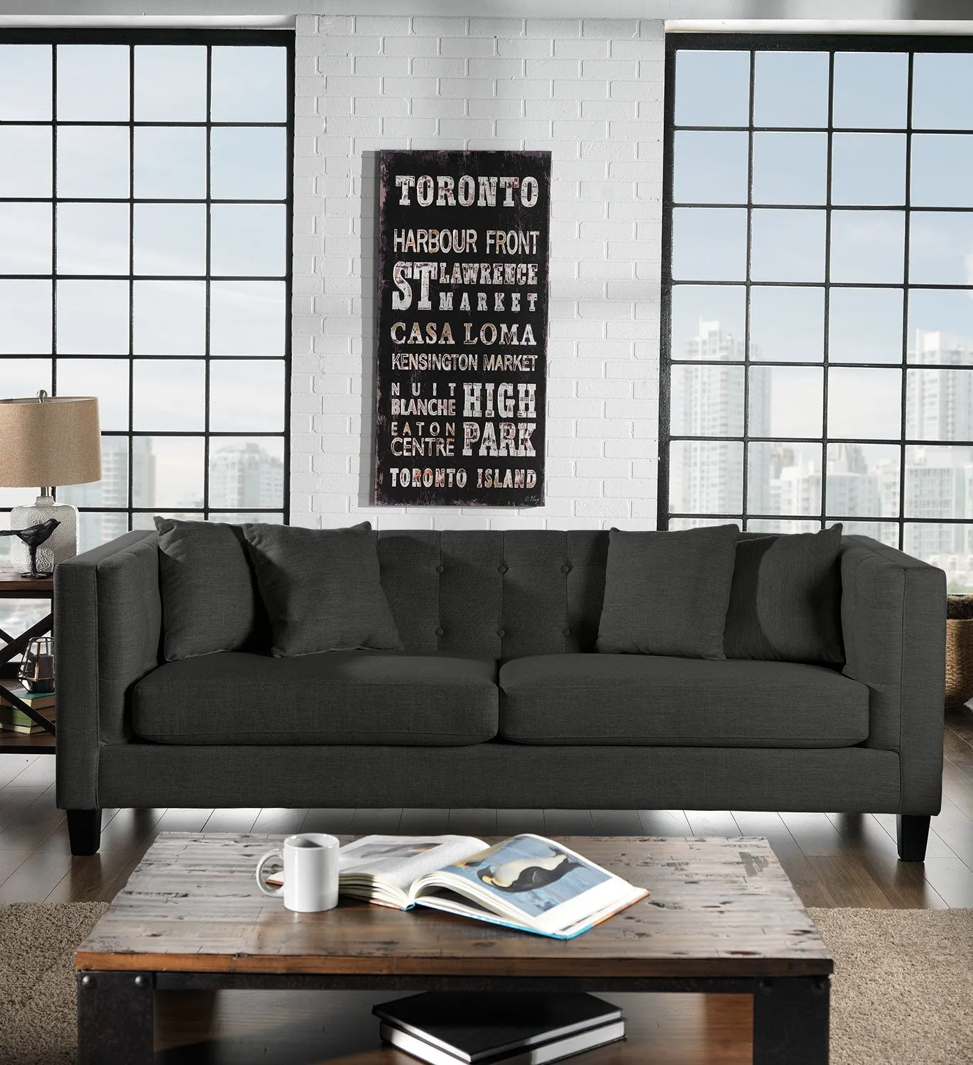 Arbor Sofa - Dark Grey