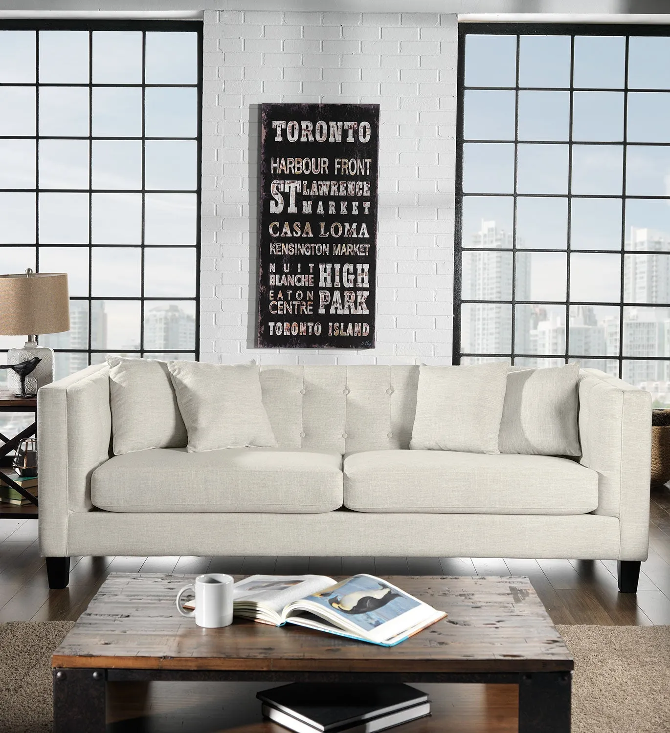 Arbor Sofa - Wheat