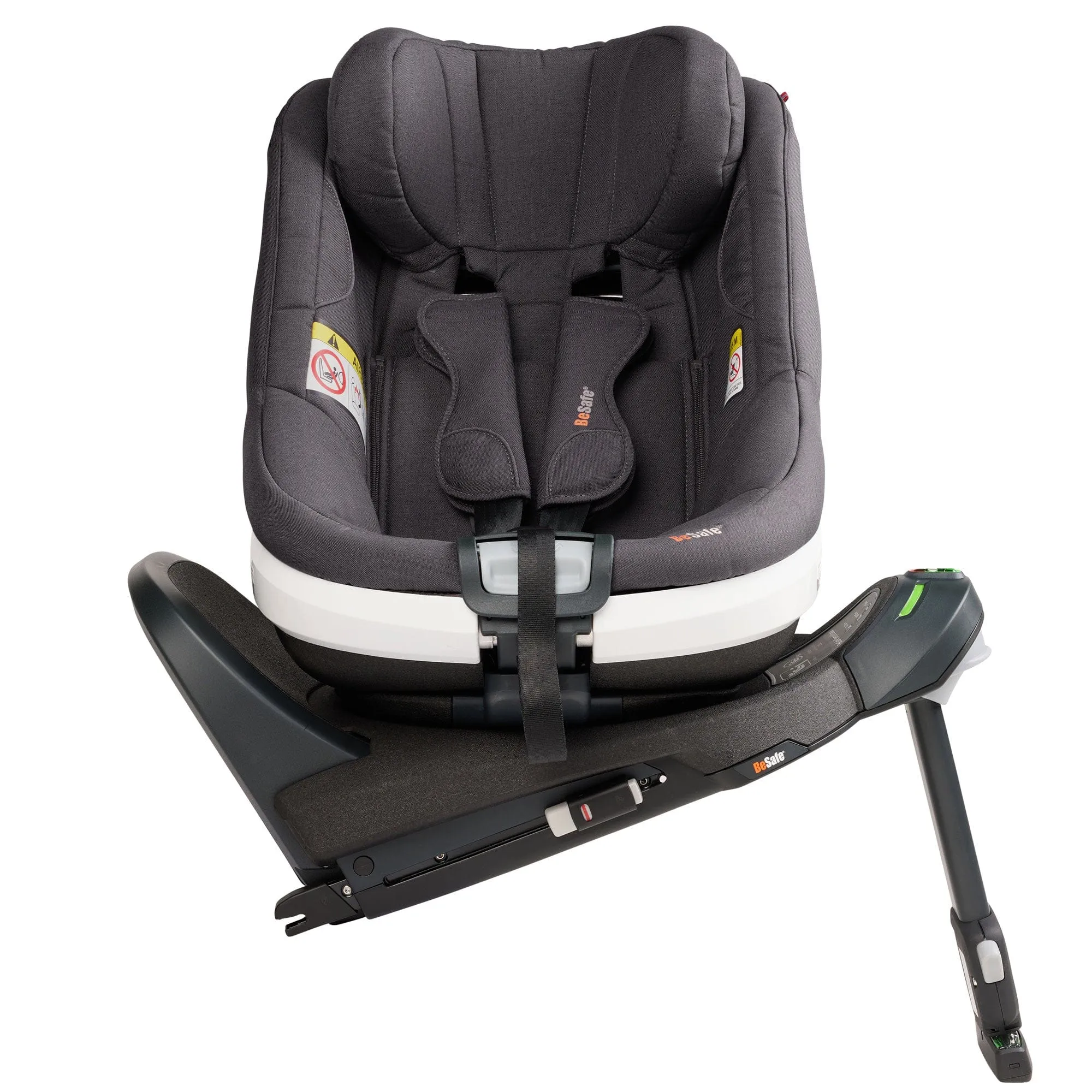 BeSafe Beyond 360 Car Seat & Base in Dark Grey Melange