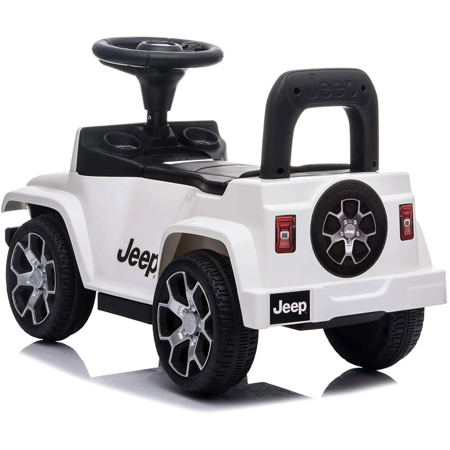 Best Ride On Cars Baby Toddler Jeep Rubicon Push Car Riding Toy Vehicle, White