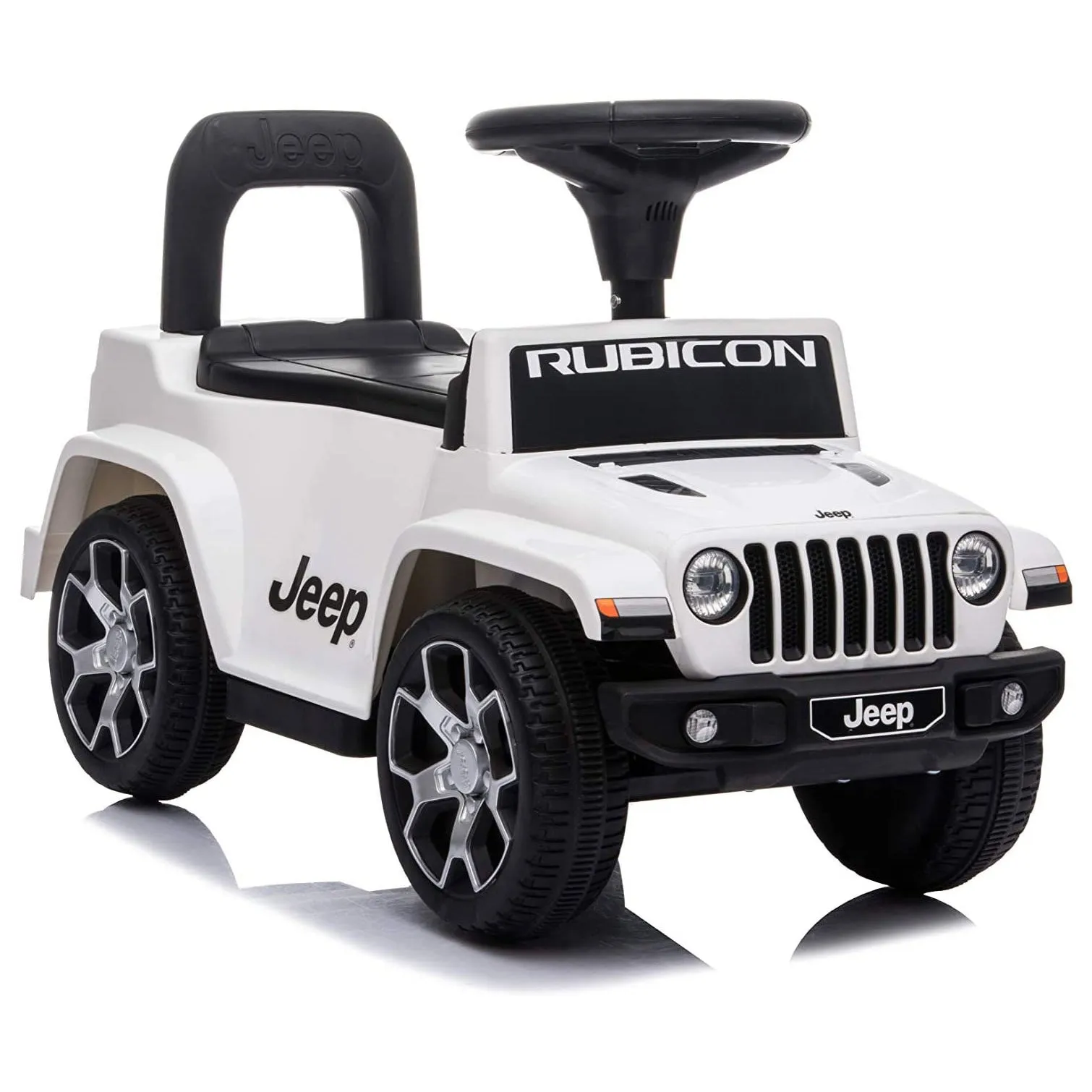 Best Ride On Cars Baby Toddler Jeep Rubicon Push Car Riding Toy Vehicle, White