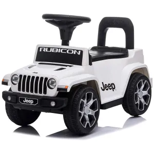 Best Ride On Cars Baby Toddler Jeep Rubicon Push Car Riding Toy Vehicle, White