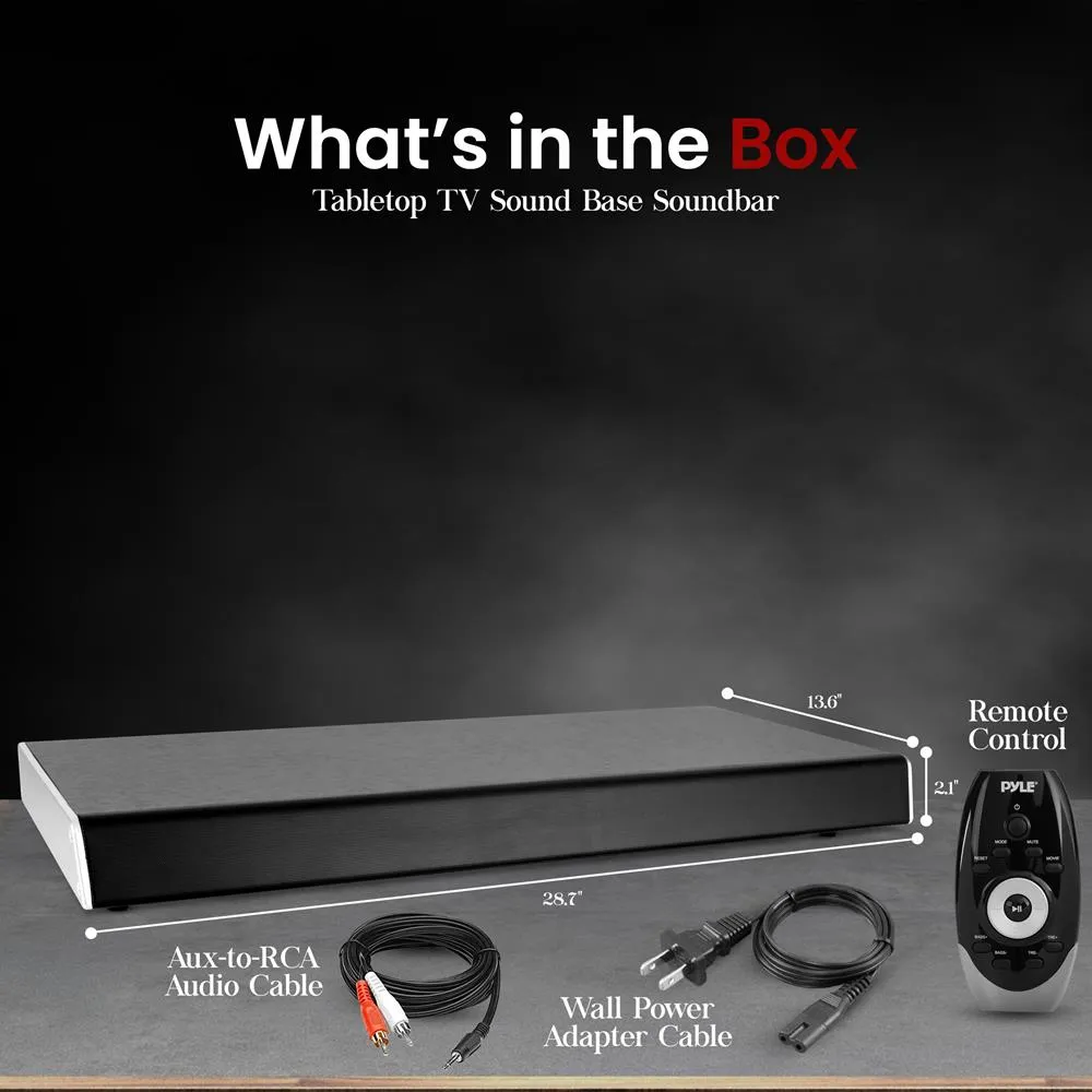 Bluetooth Hd Tabletop Tv Sound Base Soundbar Digital Speaker System, With Hdmi Connection