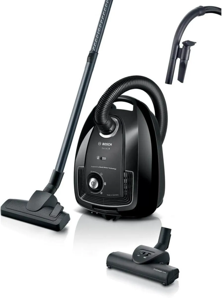 Bosch BGL38BA3GB Serie 4 ProEco 850W Bagged Cylinder Vacuum Cleaner  Black