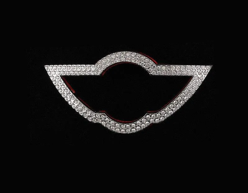 Car Steering Wheel Logo Diamond Decoration Stickers