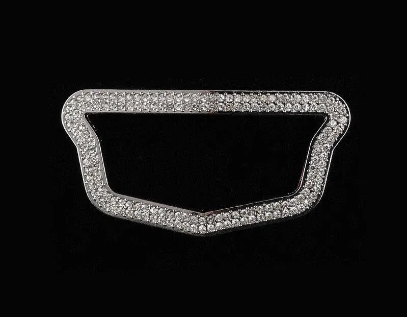 Car Steering Wheel Logo Diamond Decoration Stickers