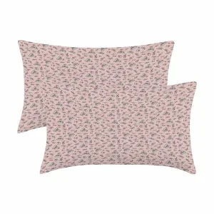 Christmas presents 50  Peach Skin Pillowcase 20"x12" (One Side Printing)(2 Pack)