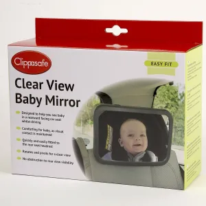 Clippasafe Clear View Car Mirror