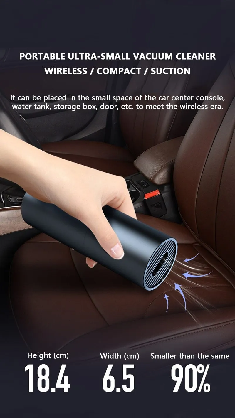 Cordless Car Vacuum Cleaner Portable