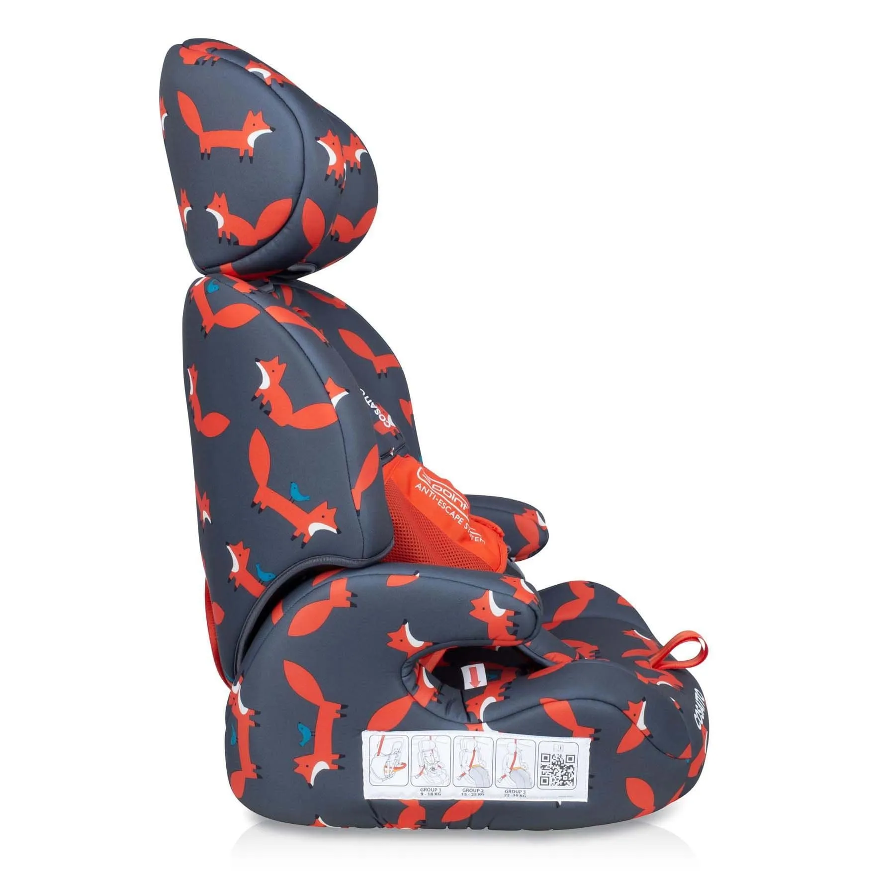 Cosatto Zoomi Car Seat Charcoal Mister Fox