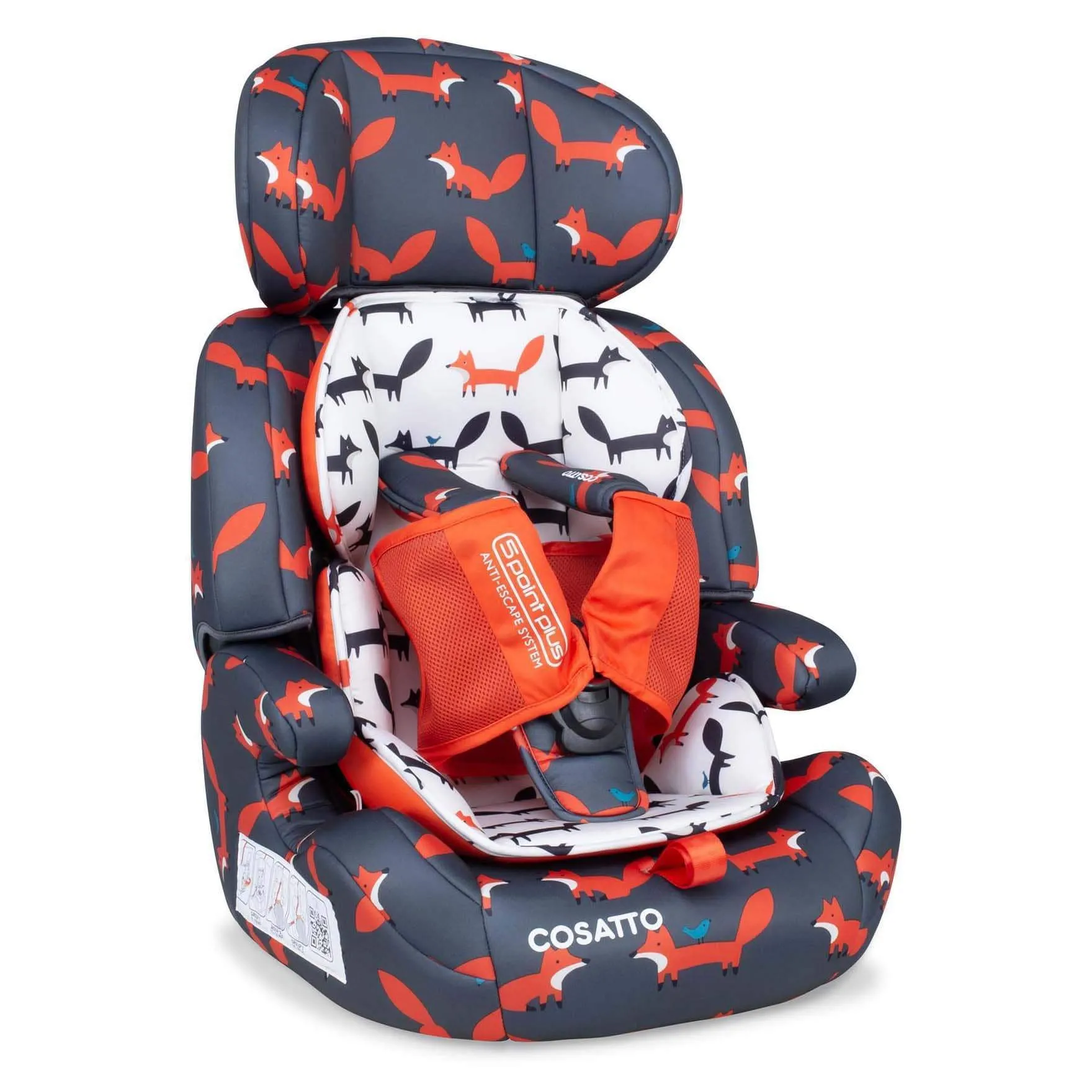 Cosatto Zoomi Car Seat Charcoal Mister Fox