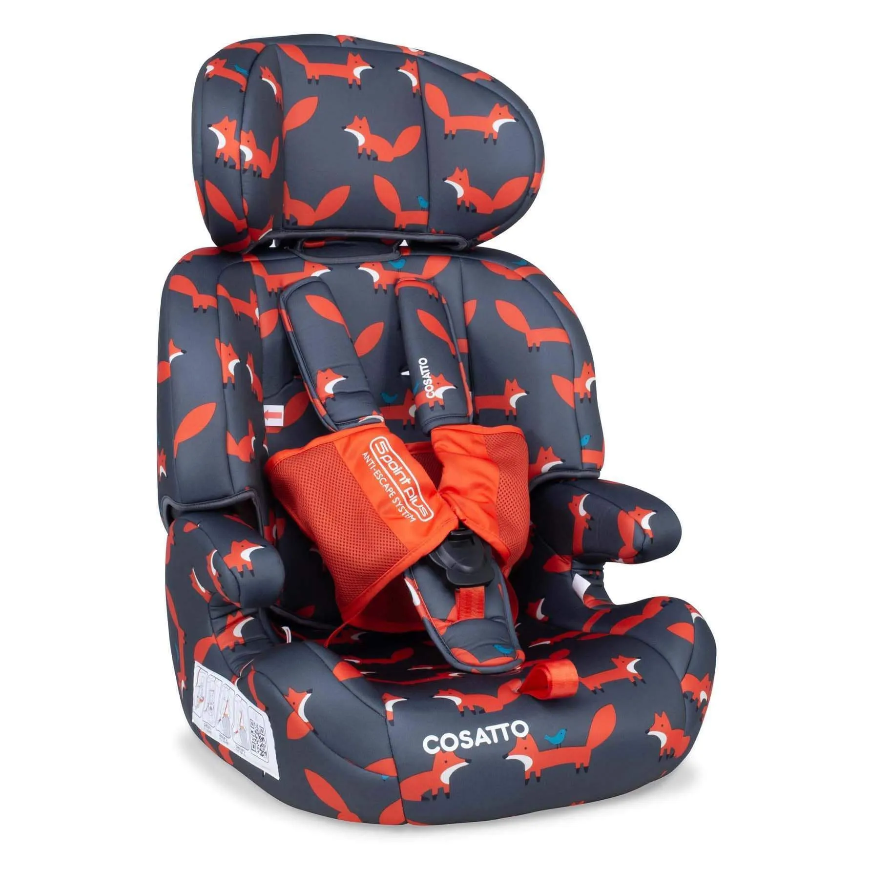 Cosatto Zoomi Car Seat Charcoal Mister Fox