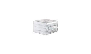 Double-Layer 32-Grid Transparent Egg Storage Box