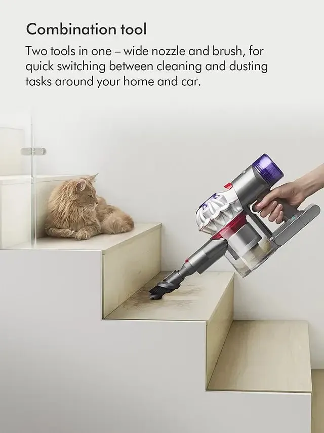 Dyson V8 Cordless Stick Vacuum Cleaner Up to 40 Minutes Run Time - Silver