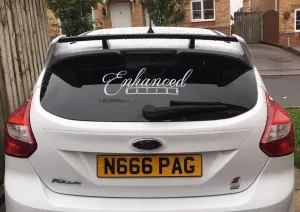 Enhanced Nation rear windscreen sticker