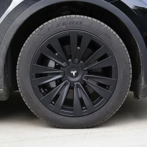 EVBASE Tesla Model Y Turbine Wheel Covers 19 inch Sport Model X Version Wheel Cap 4PCS Matte