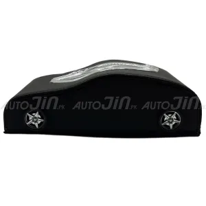 Exclusive Car-Shape Leather Tissue Box - Black