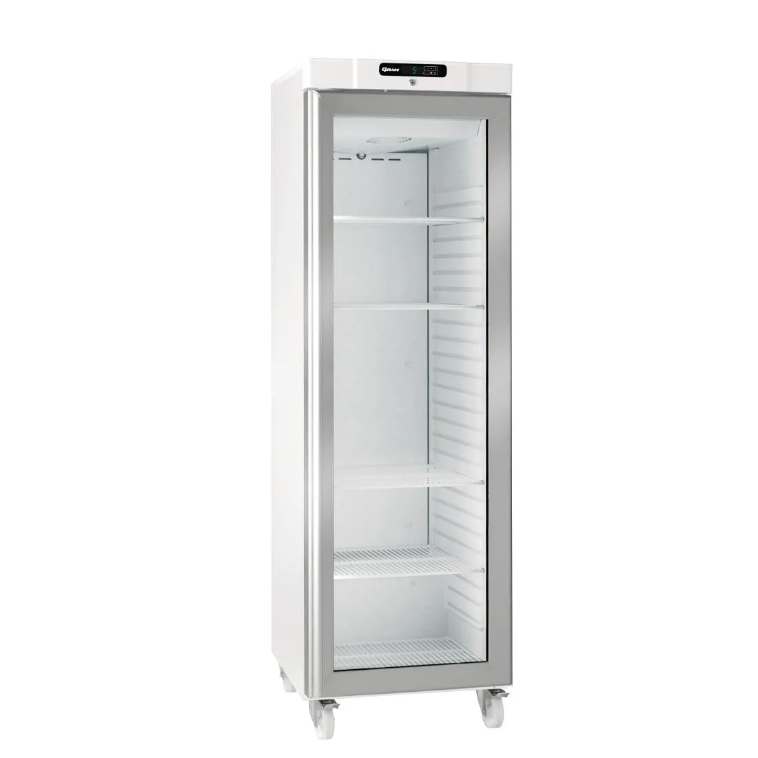 F366 Gram Compact 1 Glass Door Display Cabinet Fridge KG410 LGC 6W