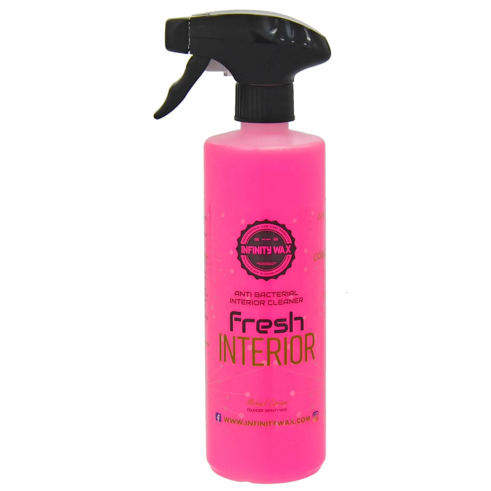 Fresh Interior Car Cleaner Anti Bacterial Concentrate Unscented