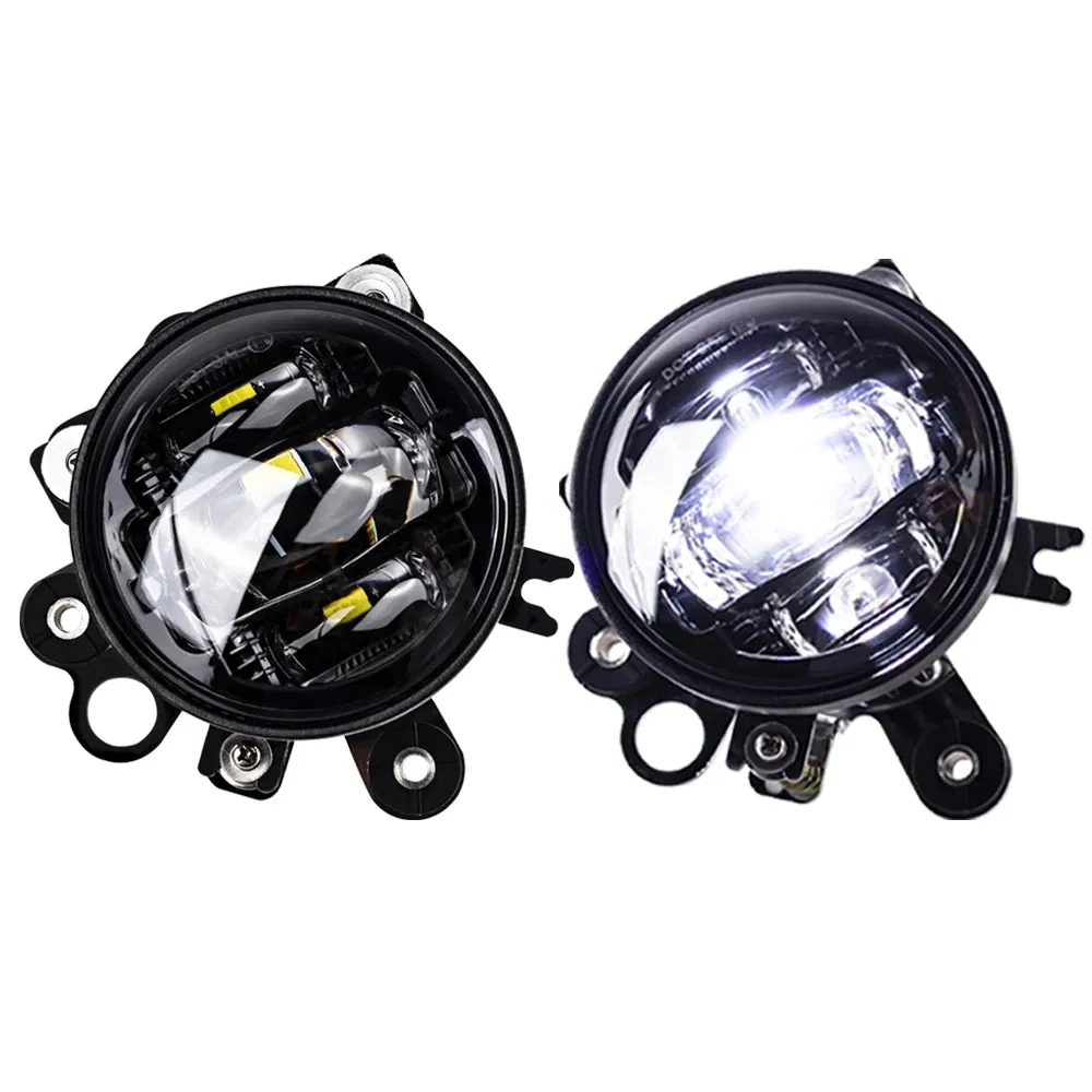 Gold Wing GL 1800 Auxiliary Lamp Motorcycle Pair LED Fog Lights Foglights W/ Attachment Kit For Honda Goldwing GL1800 2002-2017