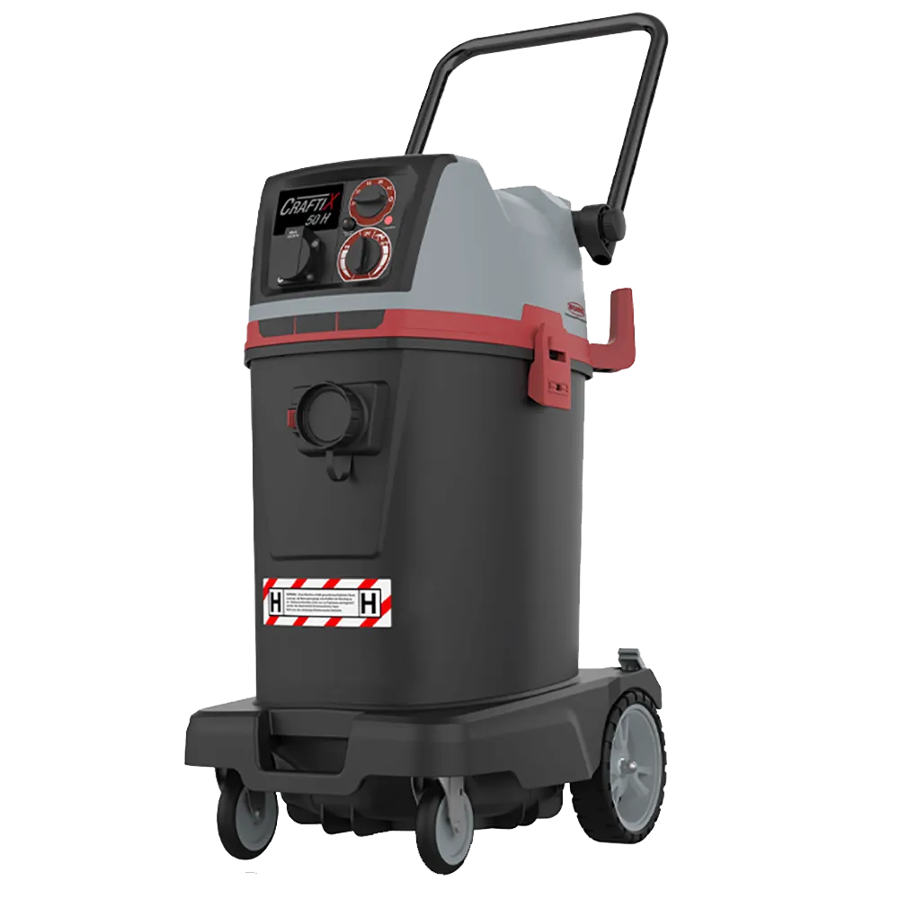 H-Class 50L Vacuum with PTO & Reverse Air Filter Cleaning, 230 Volts - Sprintus CraftiX