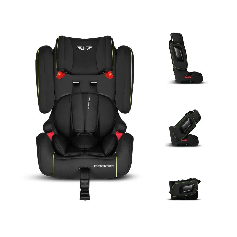 Hamilton Cabrio Foldable Carseat - Neon Red  (2 Years Local Warranty)