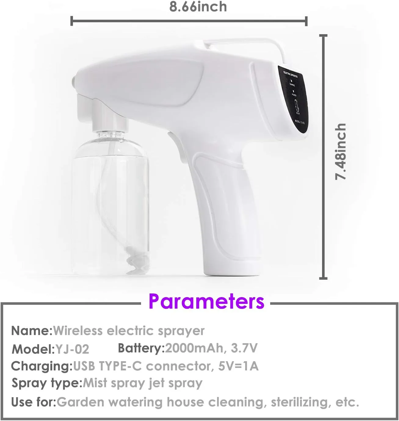 Handheld Disinfectant Steam Gun Lydz-005