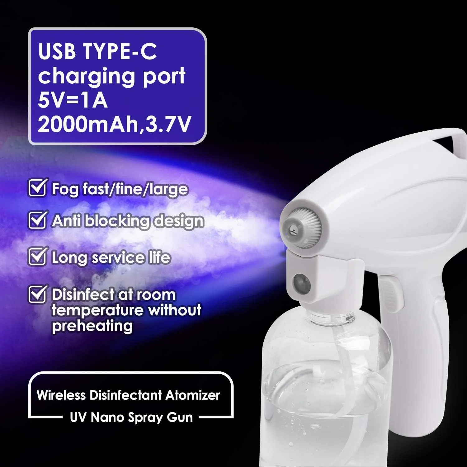 Handheld Disinfectant Steam Gun Lydz-005