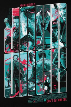 John Wick - Keanu Reeves - Hollywood English Action Movie Graphic Art Poster