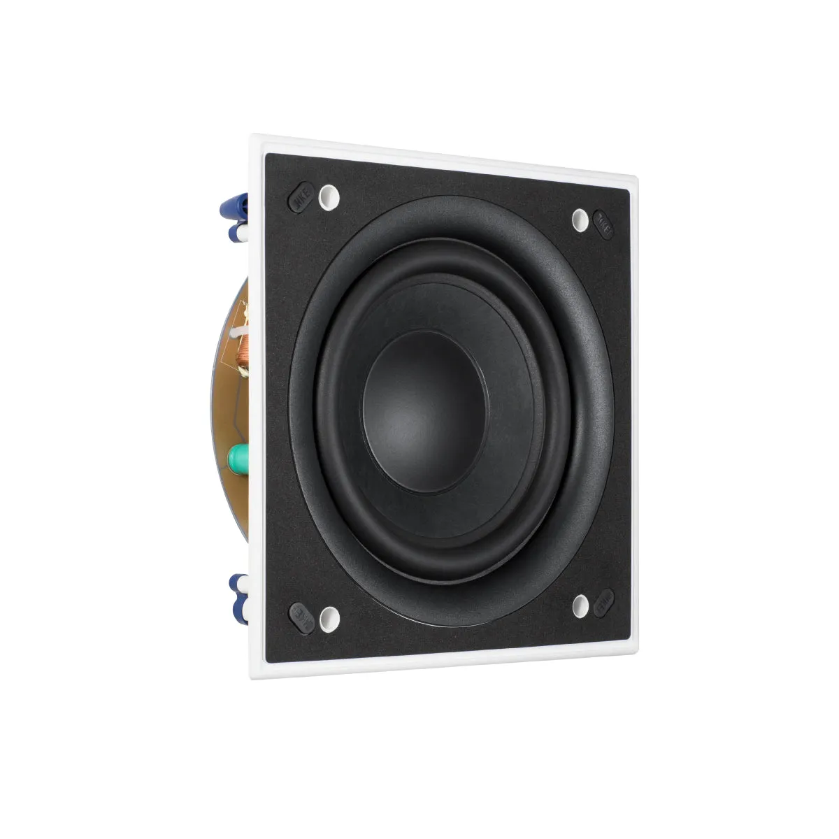 KEF Ci200QSb-THX Extreme In-Wall or In-Ceiling Subwoofer THX Ultra2 - Select2 - White - Pair