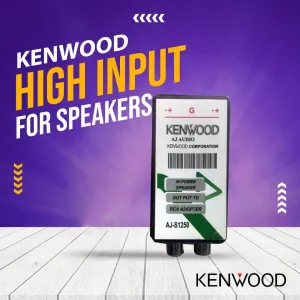 Kenwood High Input For Speakers