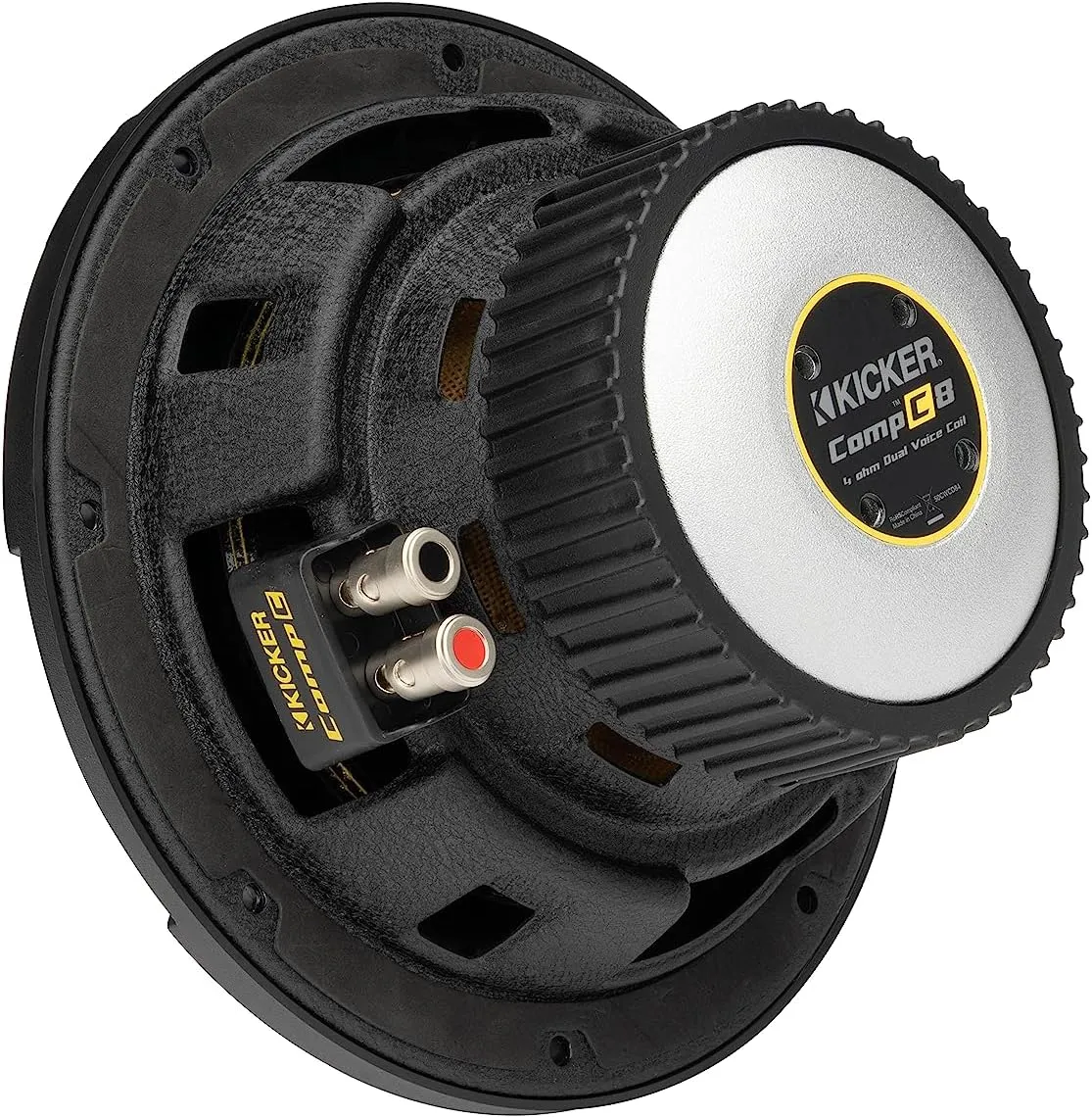 Kicker 50CWCD84 CompC 8" Subwoofer Dual Voice Coil 4-Ohm