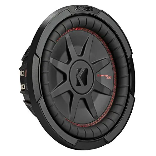 Kicker CompRT 10"(25cm) Subwoofer, DVC, 2-ohm, RoHS Compliant