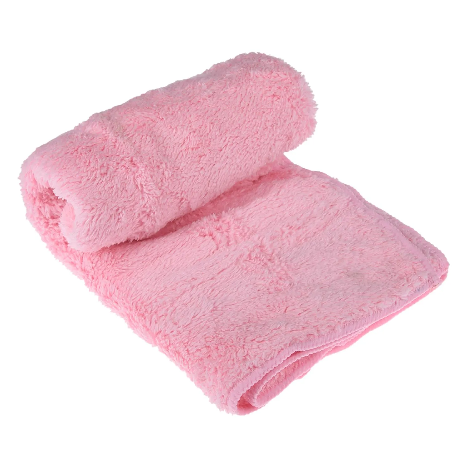 Kuber Industries Cleaning Towel | Reusable Cleaning Cloths for Kitchen | Duster Towel for Home Cleaning | 350 GSM Cleaning Cloth Towel for Car | Bike | 30x60 | Pack of 2 | Light Pink