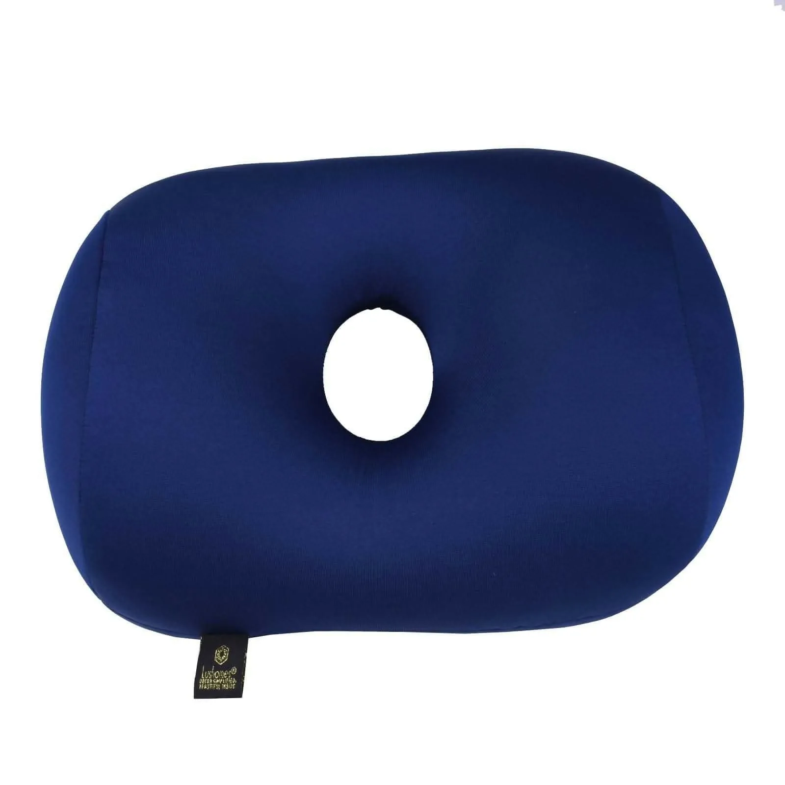 Lushomes Blue Microbeads neck pillow,neck pillow for travel(11 x 14 inches)