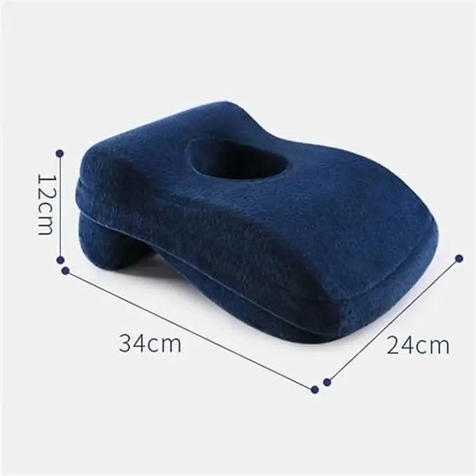 Lushomes Blue Microbeads neck pillow,neck pillow for travel(11 x 14 inches)