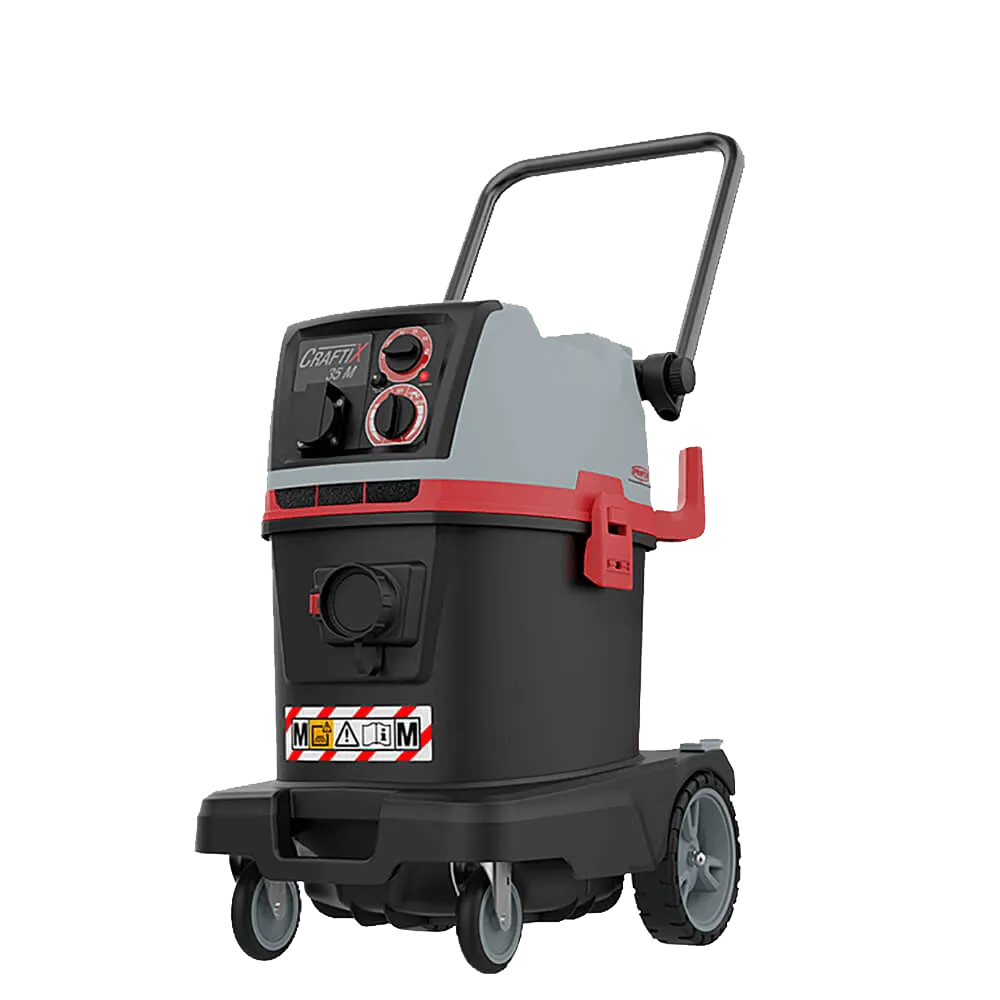 M-Class 35L Vacuum with PTO & Reverse Air Filter Cleaning, 230 Volts - Sprintus CraftiX