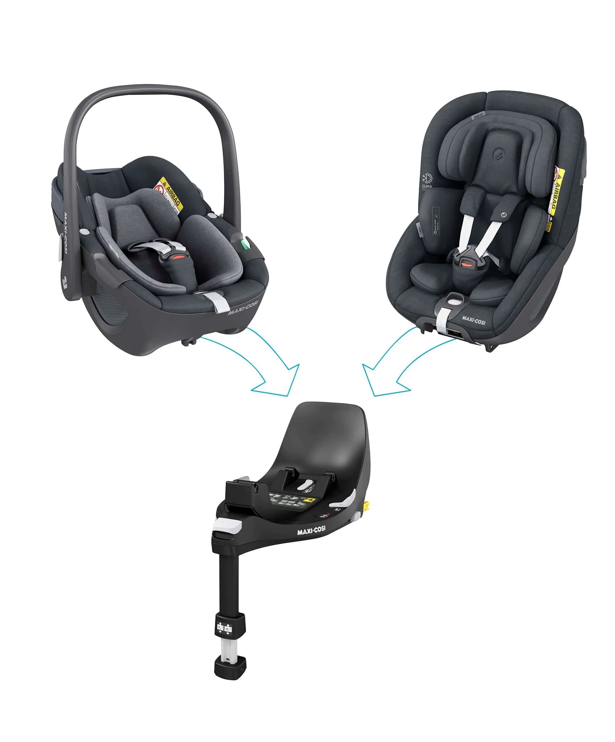 Maxi-Cosi Cabriofix i-Size - 2 Piece Bundle